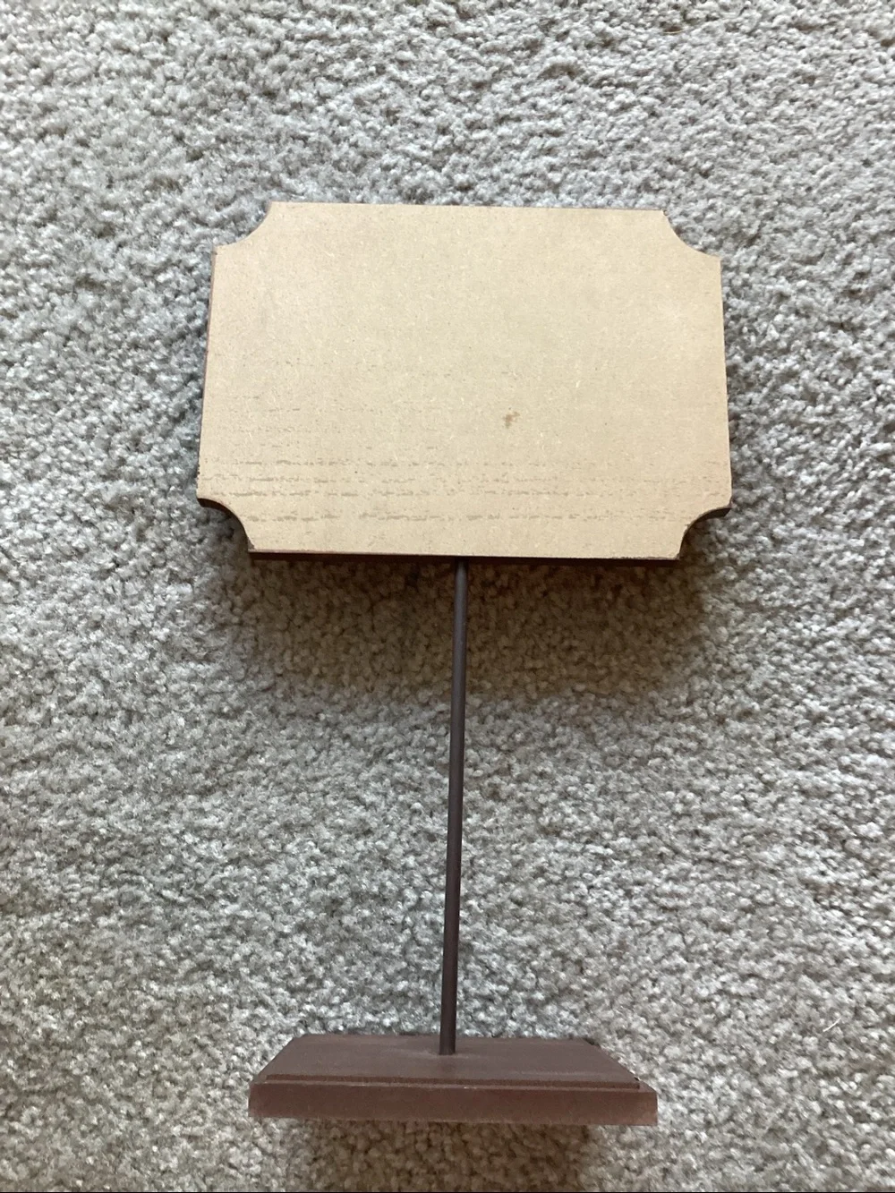 Wooden Guest Book Sign - Brown with White Lettering